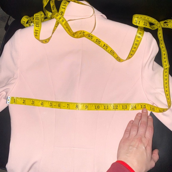 WHBM Light Pink Double Breasted Blazer - Picture 12 of 12